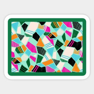 Mint Matisse Geometry Sticker